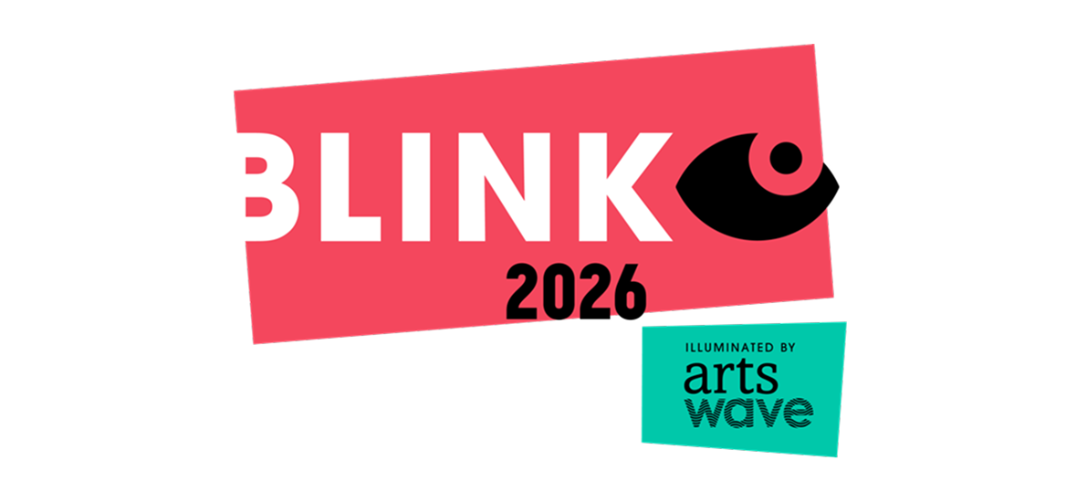 logo for blink 2026 illuminated by arts wave