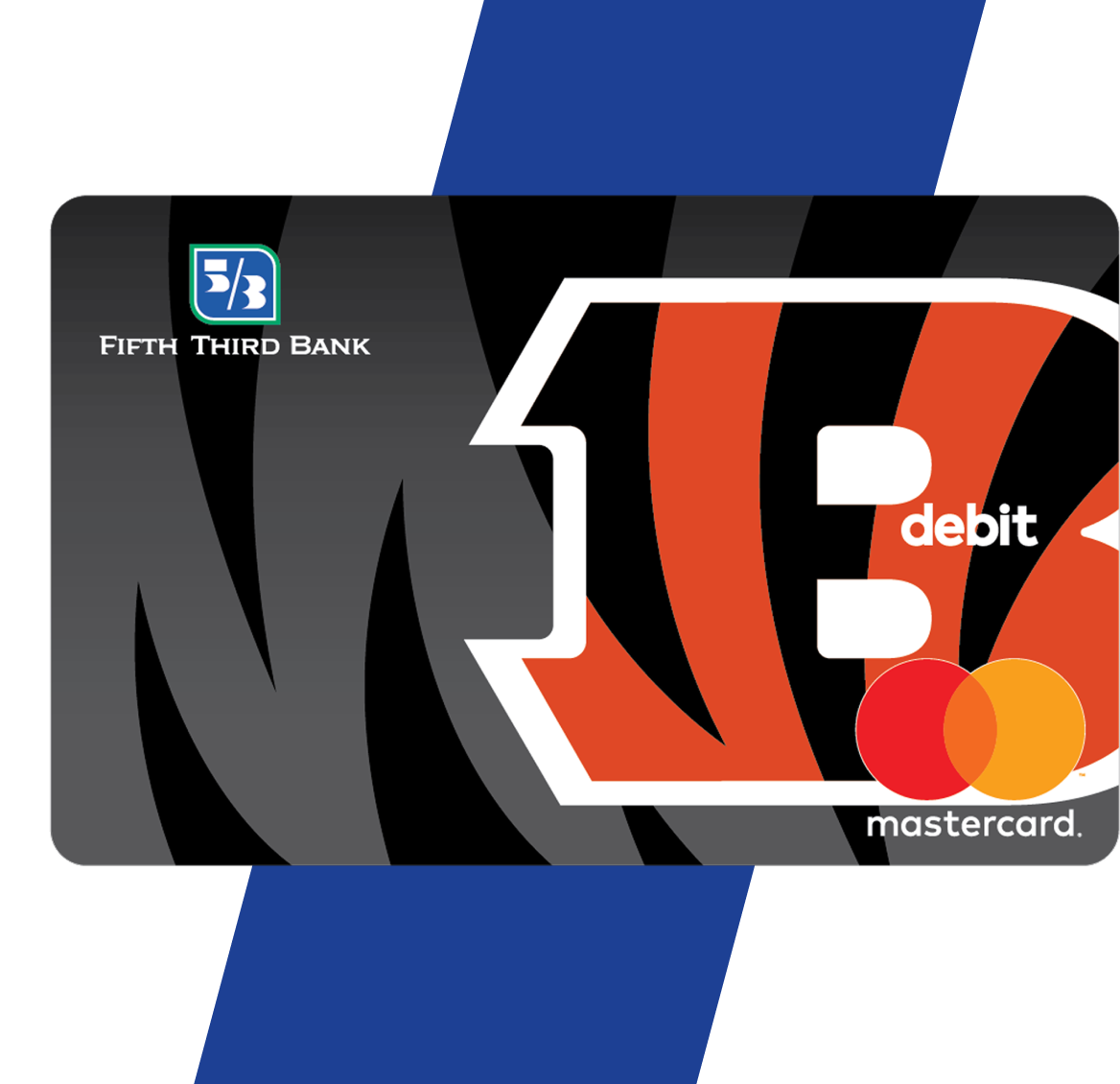 Cincinnati Bengals branded Fifth Third Bank debit Mastercard