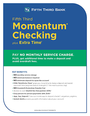 Fifth Third Free Checking plus Extra Time Brochure