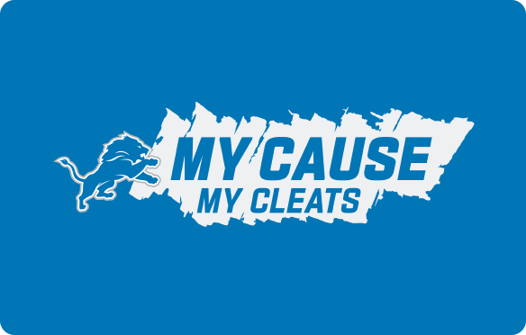 Detroit Lions My Cause My Cleats campaign