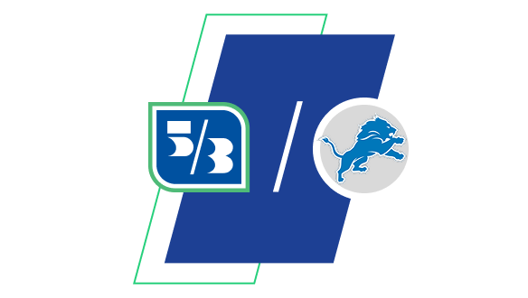 Fifth Third logo and Detroit Lions logo